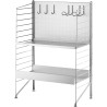 Free standing shelf galvanized - W58 x D30 x H87 cm - String Furniture