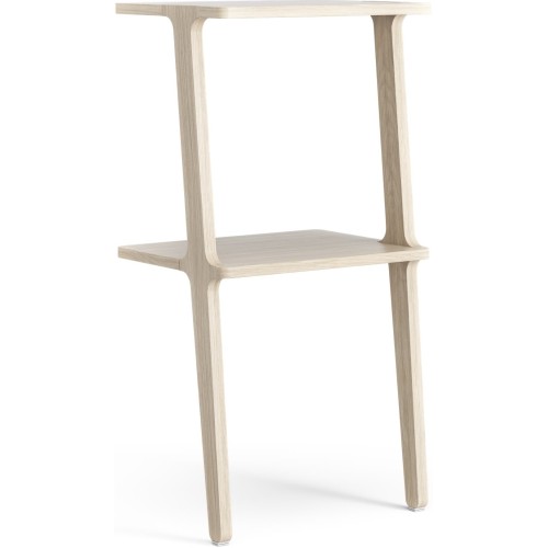 2 shelves – White pigmented oak – Libri shelf - Swedese