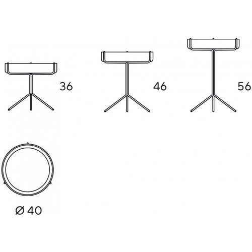 Drum table – Ash