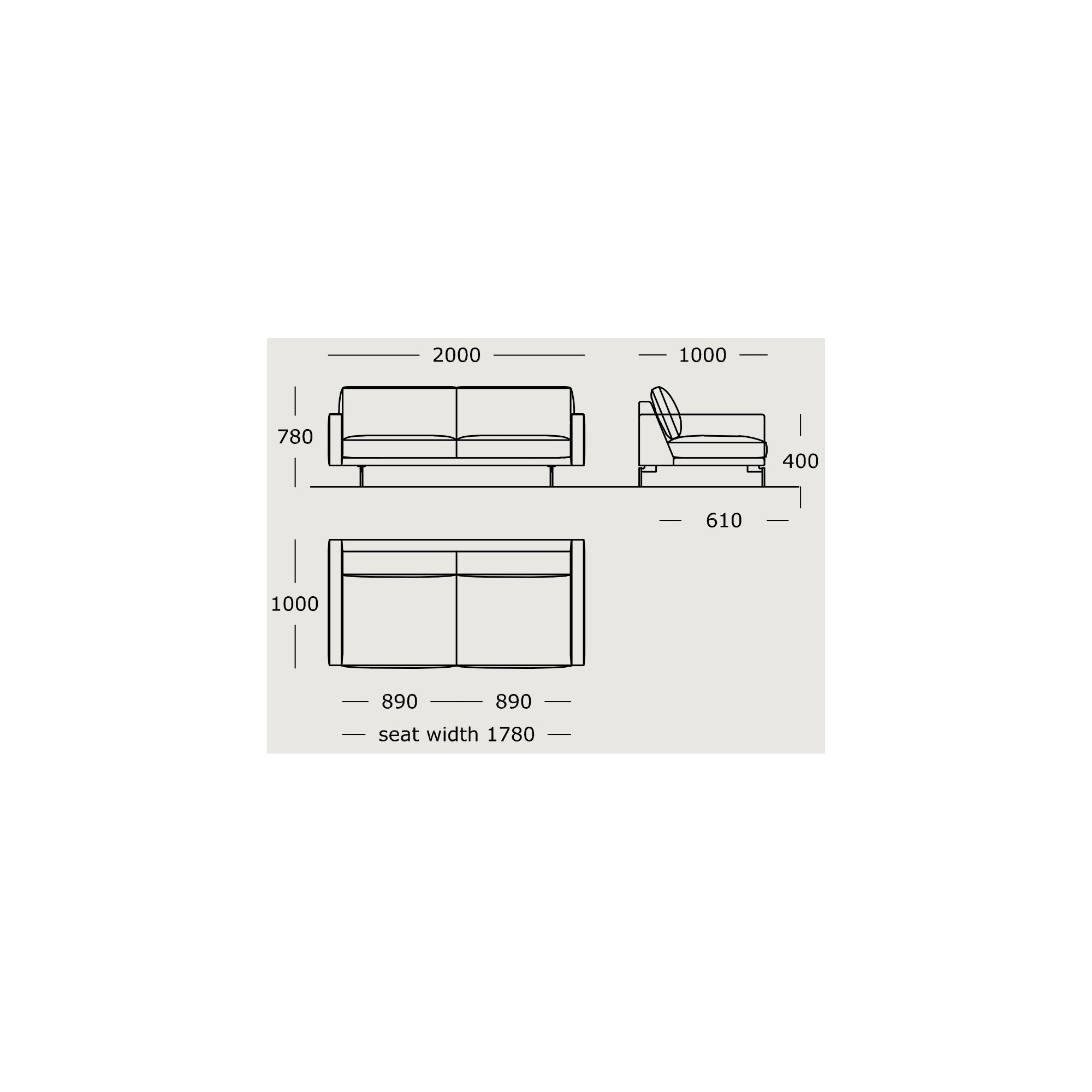 Module 9 – 200 cm – EDGE V1 - Wendelbo