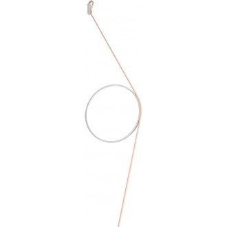 Pink / White  – WireRing Lamp - Flos