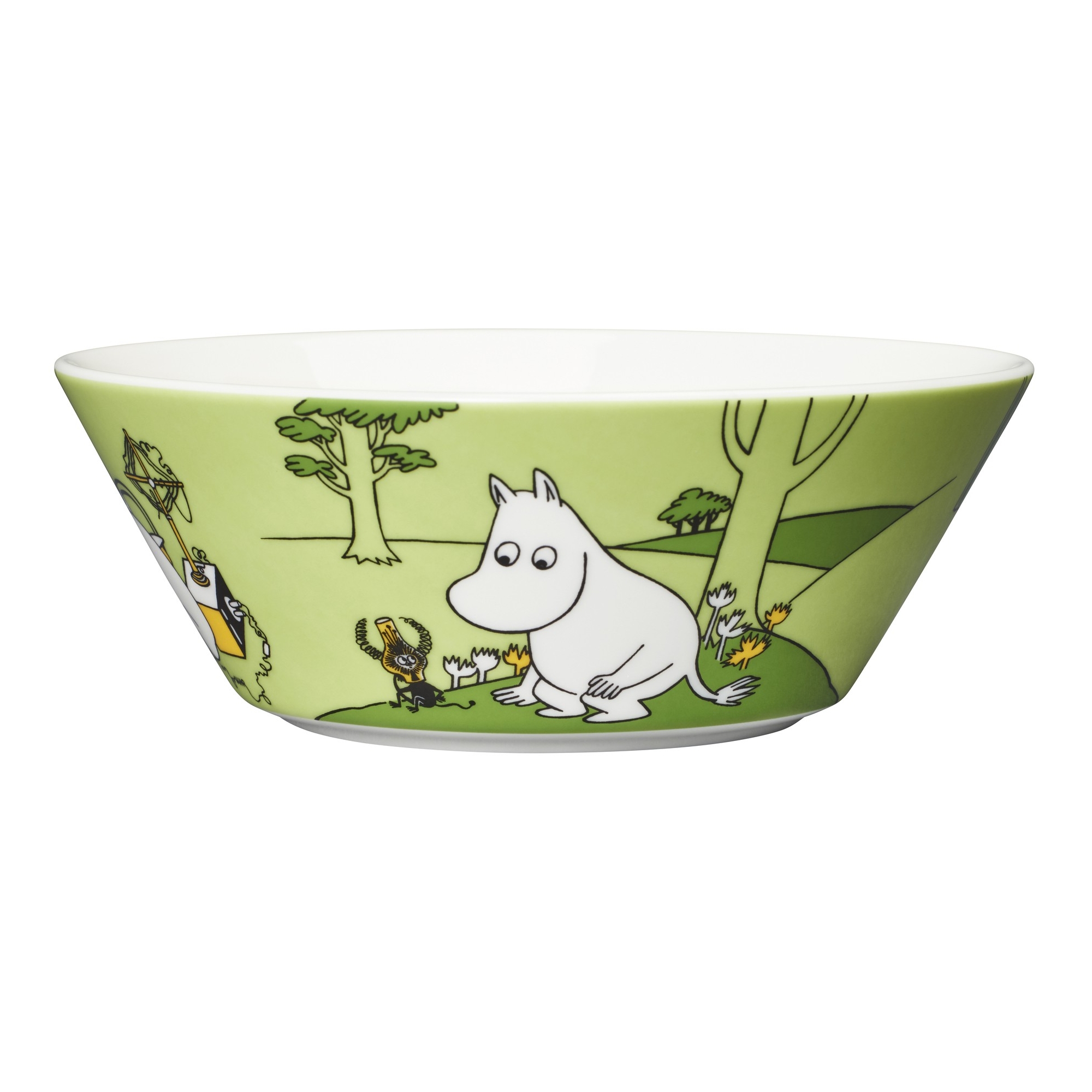 Moomintroll grassgreen - Moomin bowl - Arabia / Iittala