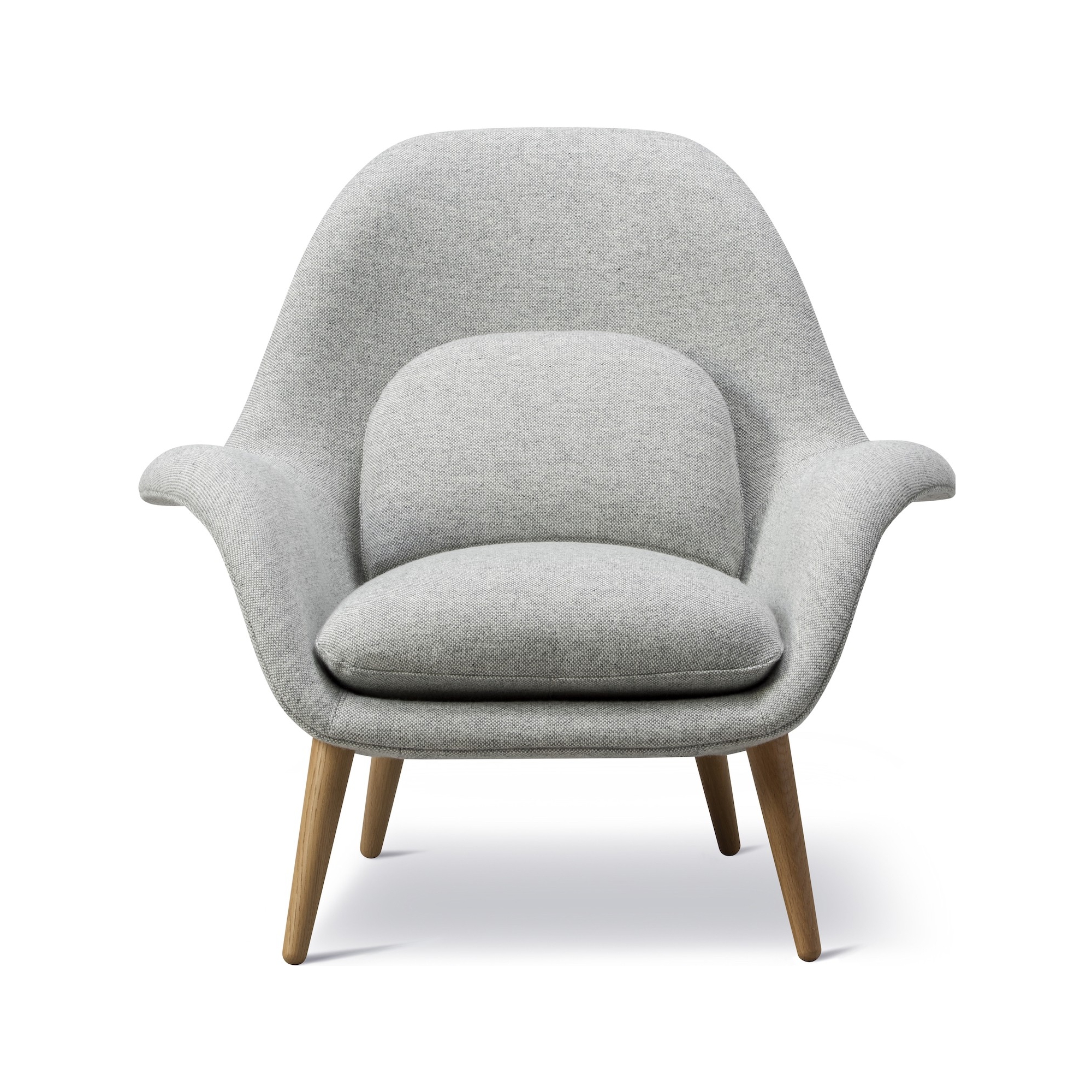 Hallingdal 116 + lacquered oak - Swoon lounge chair