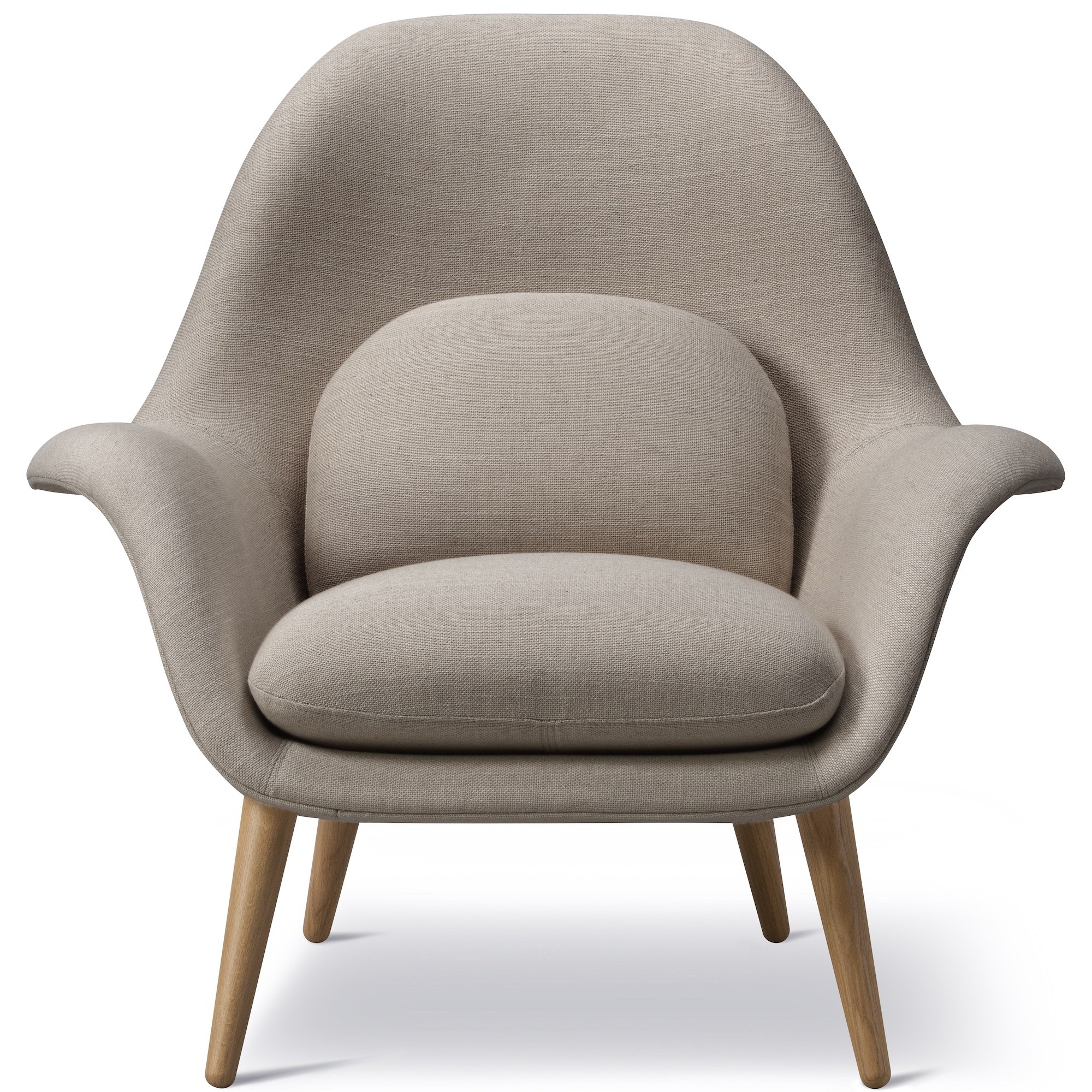 SOLD OUT Sunniva 717 + lacquered oak - Swoon lounge chair