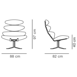 Corona Lounge chair - Fredericia