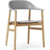 grey / oak - Herit armchair - Normann Copenhagen