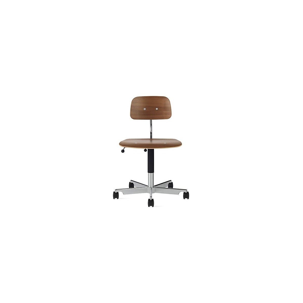 lacquered walnut – Kevi chair 2533