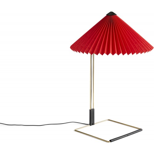 Matin Table Lamp – Ø38 x H52 cm – Bright red - HAY