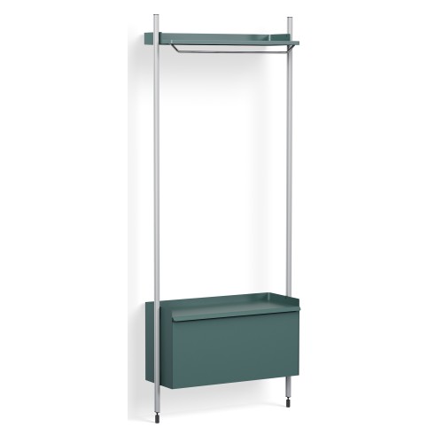 Pier System 1001 – PS Blue Shelves + Anodised Aluminium Profiles - HAY