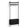 Pier System 1061 – PS Black Shelves + Black Anodised Aluminium Profiles