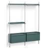 Pier System 1072 – PS Blue Shelves + Anodised Aluminium Profiles - HAY