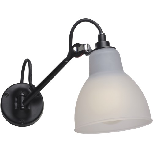 Black / Polycarbonate – CL II – wall lamp Gras n°104 Bathroom - DCW éditions