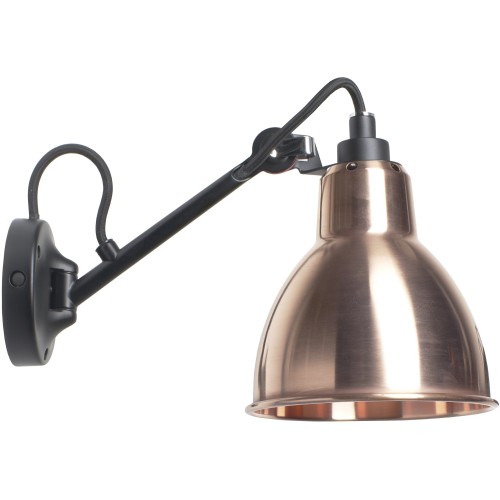 Black / Copper Raw – wall lamp Gras n°104 - DCW éditions