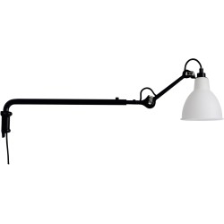 SOLD OUT - black / round polycarbonate - Gras 203 - wall lamp - DCW éditions