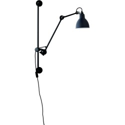 black / round blue - Gras 210 - wall lamp - DCW éditions