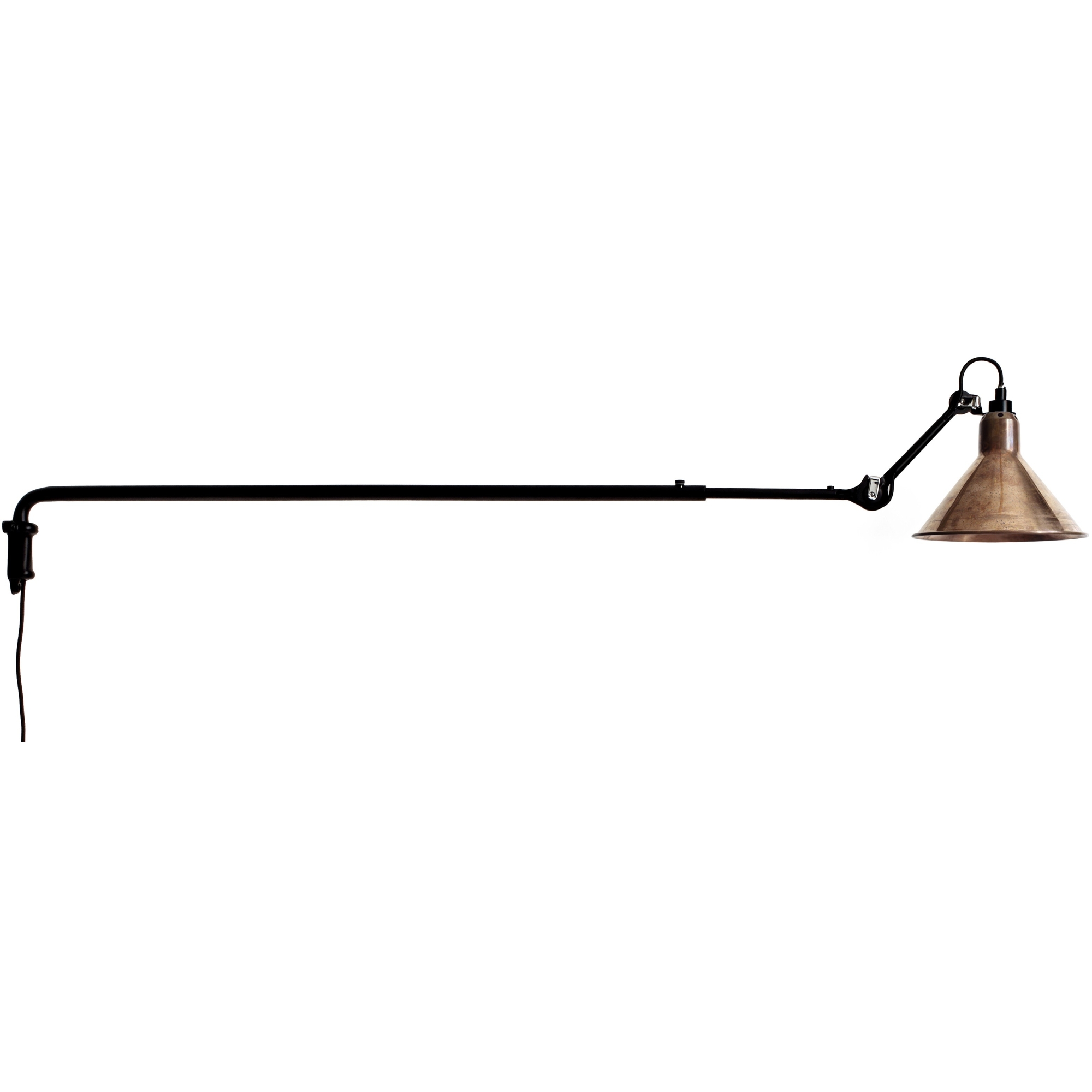 black / conic raw copper - Gras 213 - wall lamp - DCW éditions