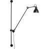 black / round black - Gras 214 - wall lamp - DCW éditions