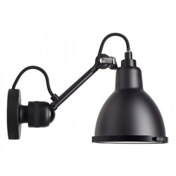 black / black - Gras 304 bathroom - CL II - wall lamp - DCW éditions