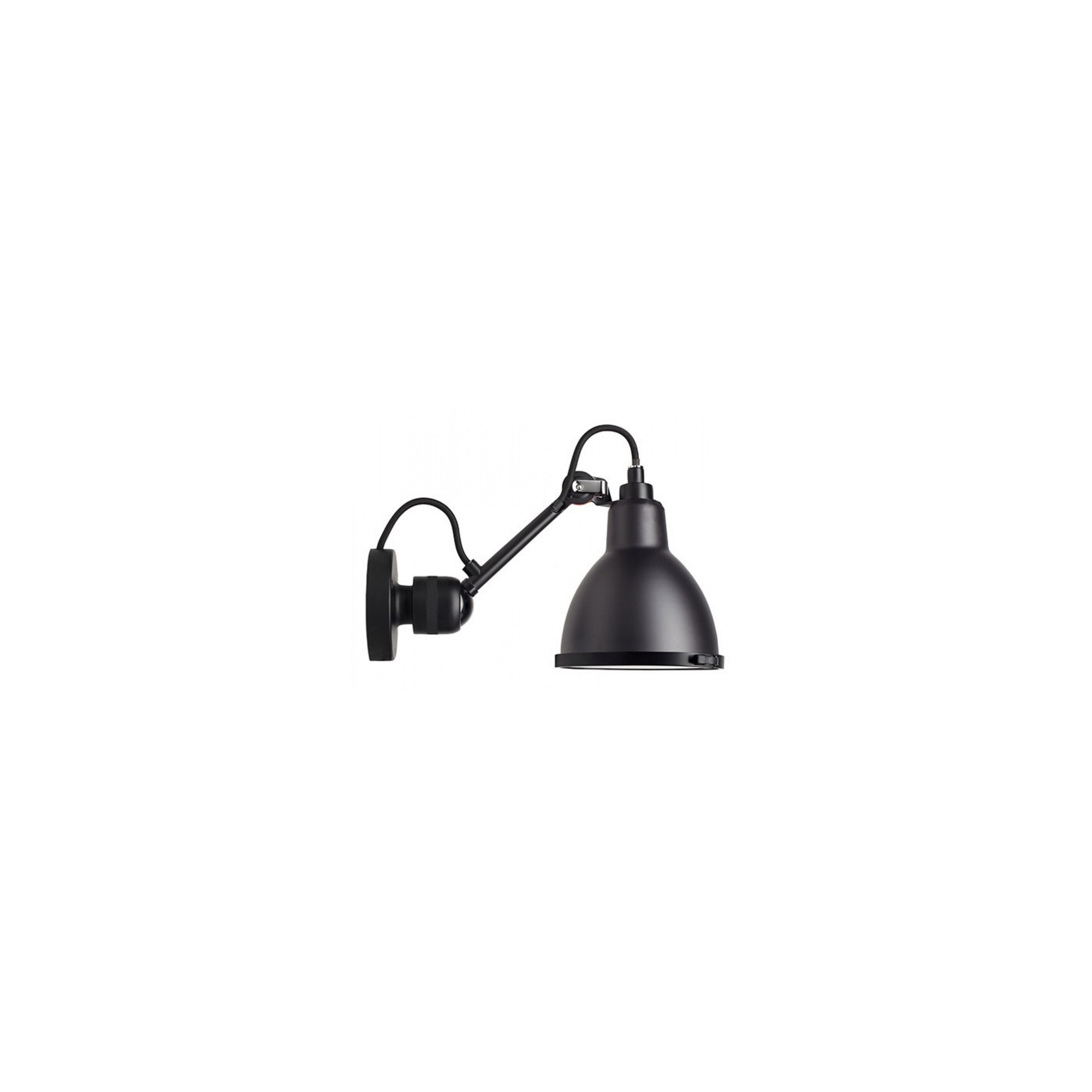 black / black - Gras 304 bathroom - CL II - wall lamp - DCW éditions