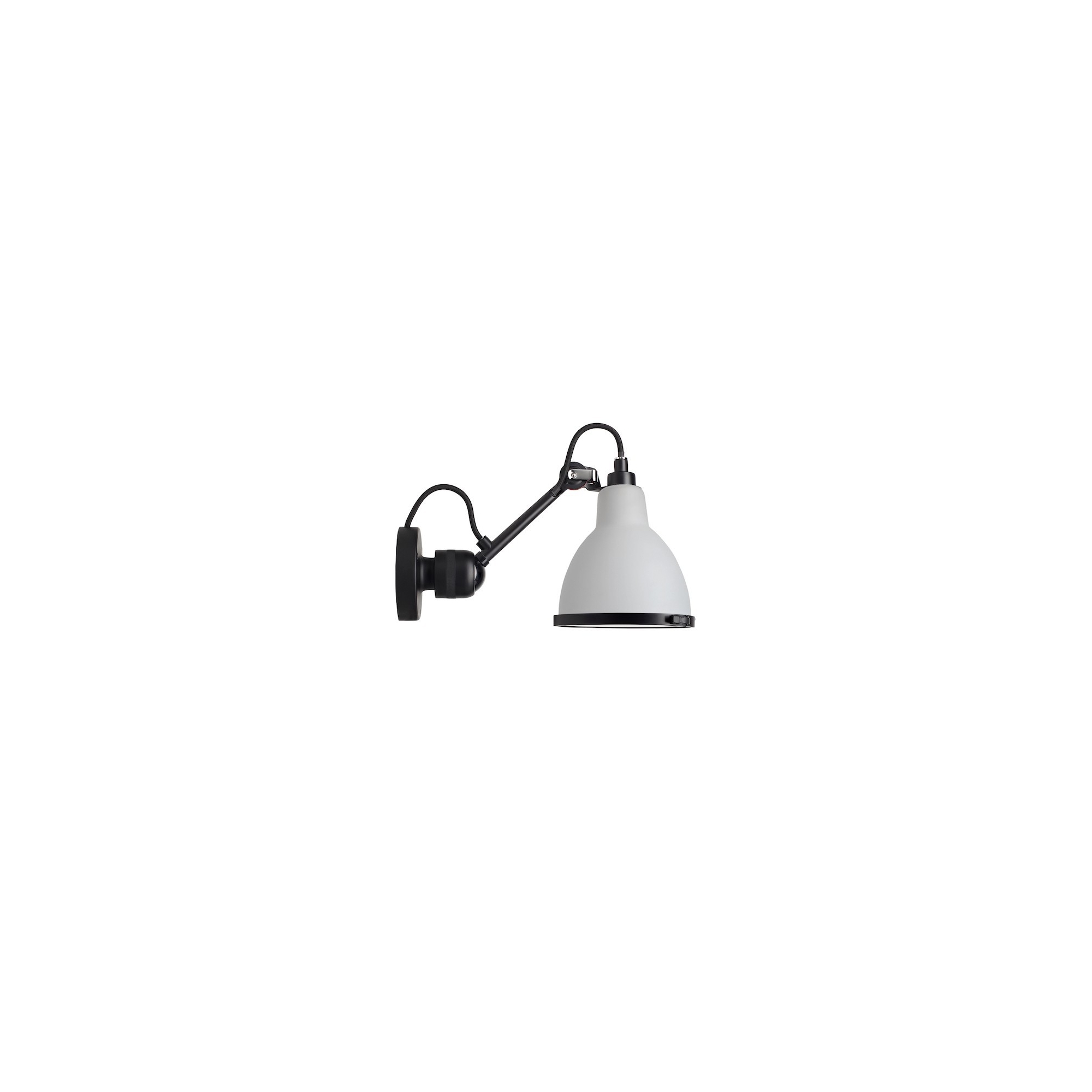 black / polycarbonate - Gras 304 bathroom - CL II - wall lamp - DCW éditions