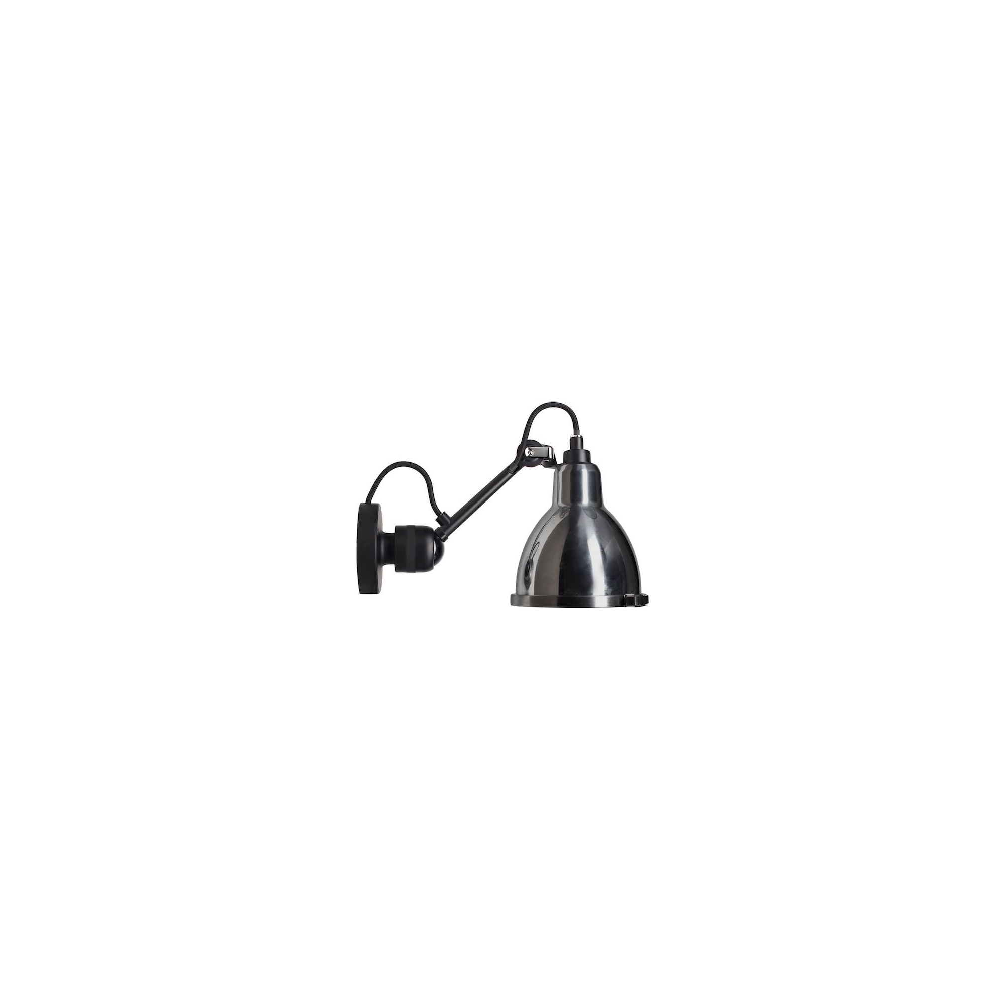 black / silver - Gras 304 bathroom - CL II - wall lamp - DCW éditions