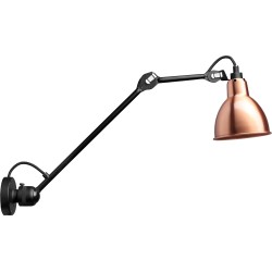 black / round copper - Gras 304 L 40 - wall lamp - DCW éditions