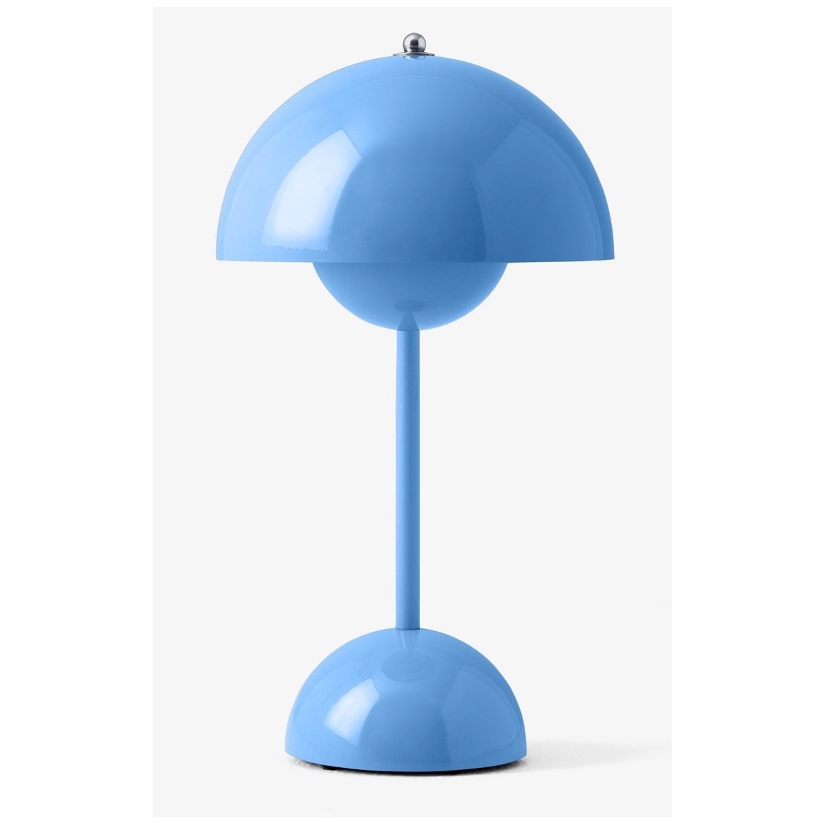 &Tradition – FlowerPot VP9 wireless table lamp, swim blue