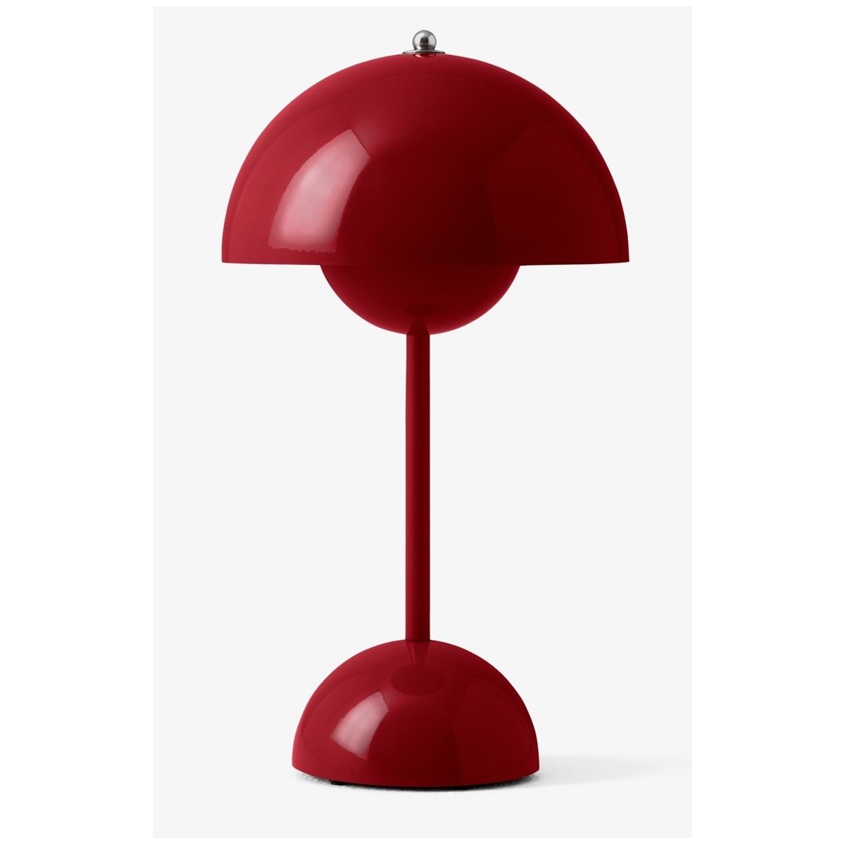 &Tradition – Lampe de table FlowerPot VP9 sans fil, vermilion red