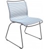 Bleu clair Dusty (80) - chaise Click sans accoudoirs - Houe