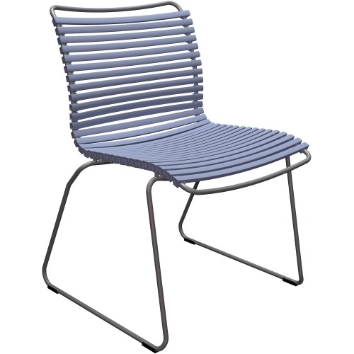 Click dining chair w/o armrest – pigeon blue (82) – Houe