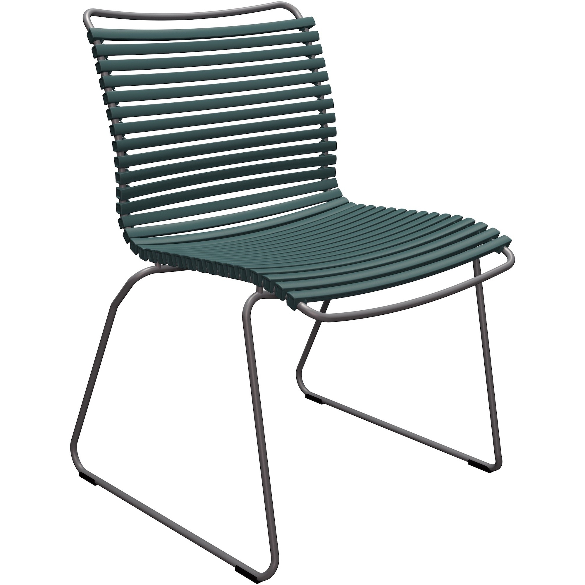 Pine green 11 Click dining chair w o armrest