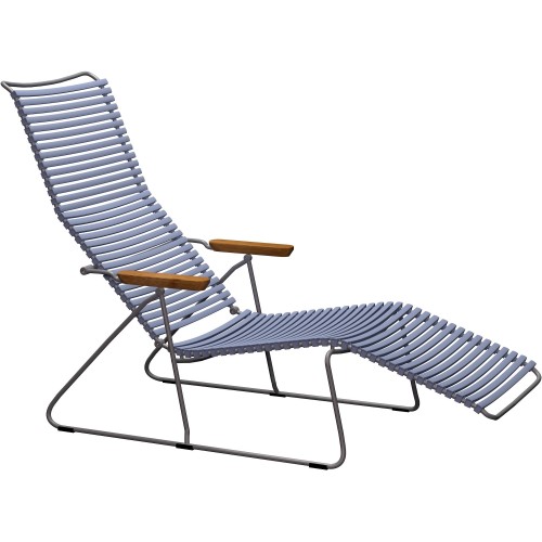 sunlounger Click – pigeon blue (82) – Houe