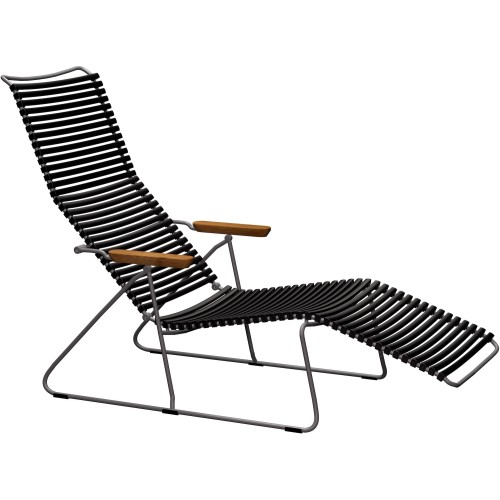 sunlounger Click – black (20) – Houe