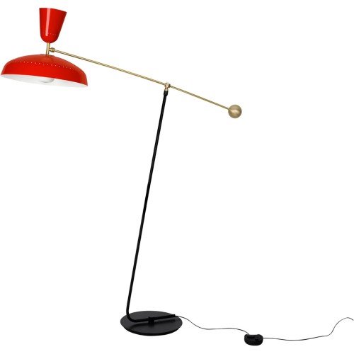 H120 cm – Vermilion Red – G1 Floor lamp - Sammode