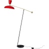 H175 cm – Vermilion red – G1 Floor Lamp Large - Sammode