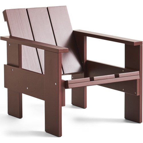 CRATE Lounge chair – Iron red - HAY