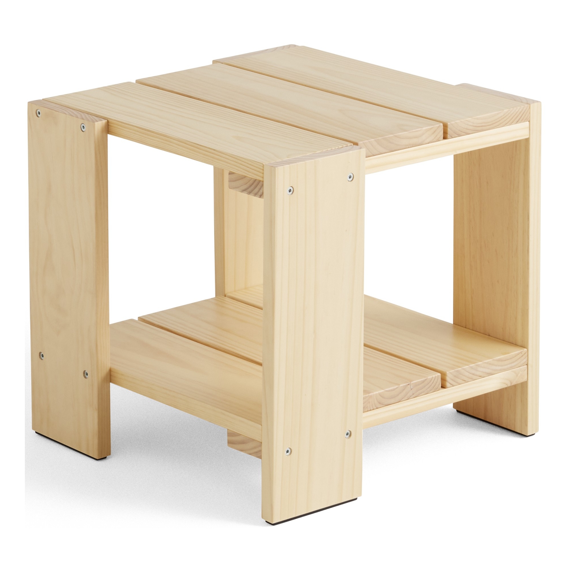 CRATE Side table – Natural pine - HAY