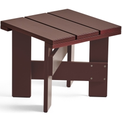 CRATE Low table – 45 x 45 x H40 cm – Iron red - HAY