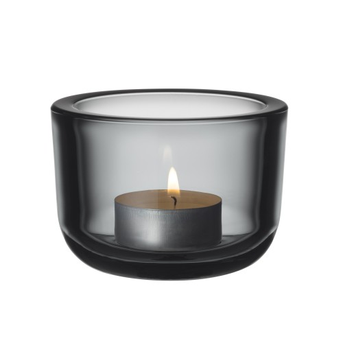 Tealight Valkea – Grey - Iittala