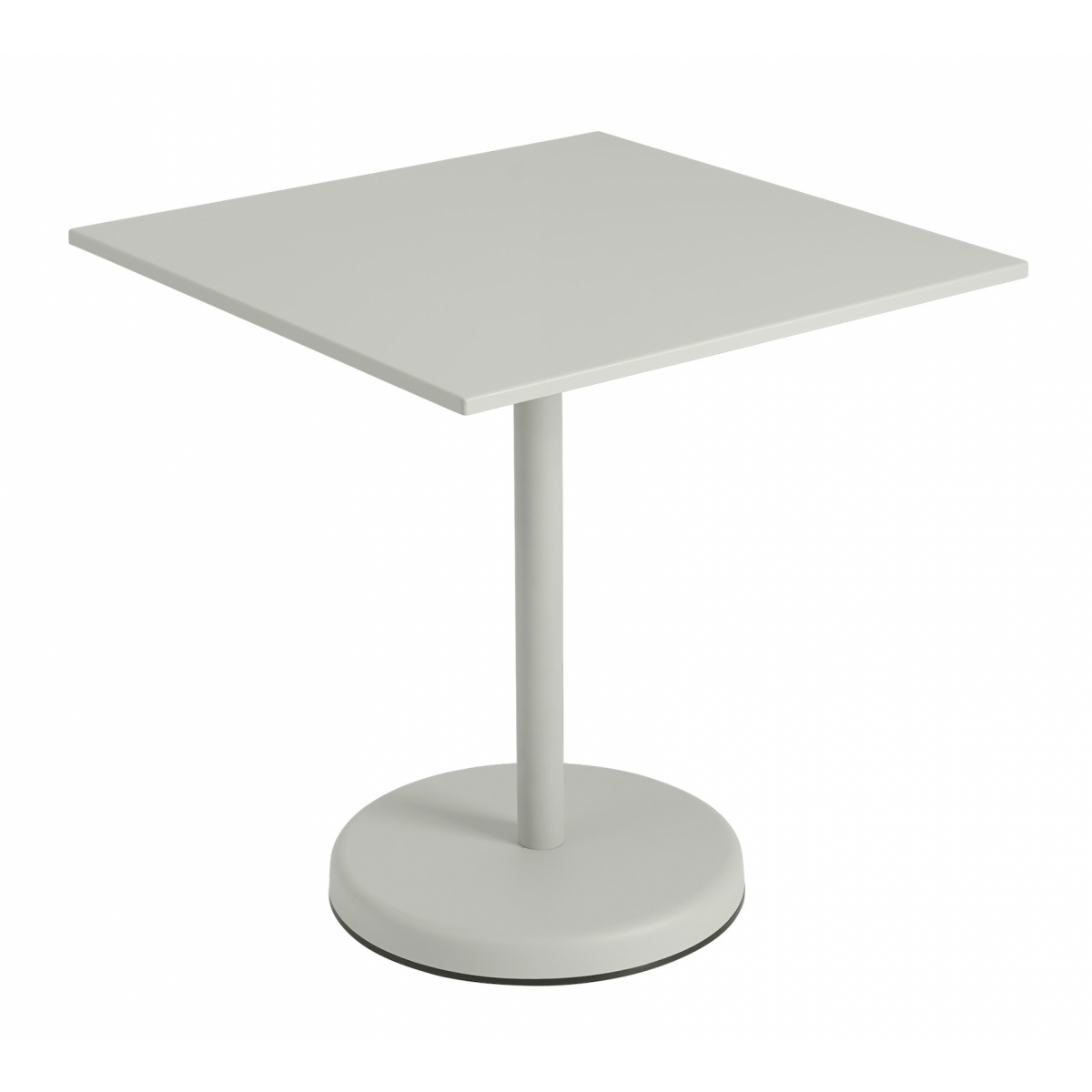 table 70x70 gris - Linear Steel - Muuto