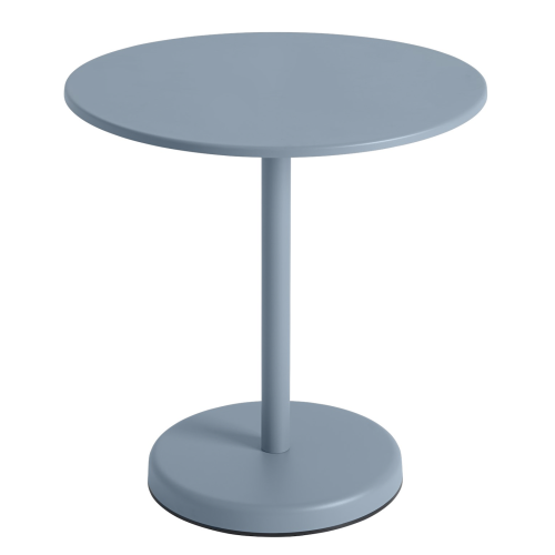 table Ø70 pale blue - Linear Steel - Muuto