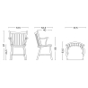 Warm grey stained beech - J42 chair - HAY