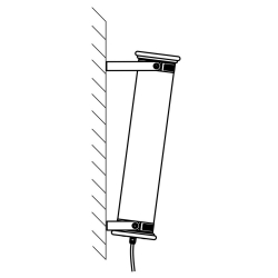 Diagonal Wall lamp kit (slanted collars) - In The Tube - DCW éditions