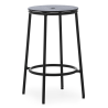 Circa Stool - Black Oak seating - 65 cm - Normann Copenhagen