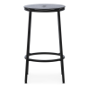 Circa Stool - Black Oak seating - 65 cm - Normann Copenhagen