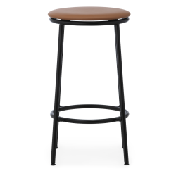 Circa Stool - Ultra leather Brandy seating - 65 cm - Normann Copenhagen