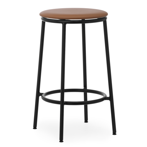 Circa Stool - Ultra leather Brandy seating - 65 cm - Normann Copenhagen