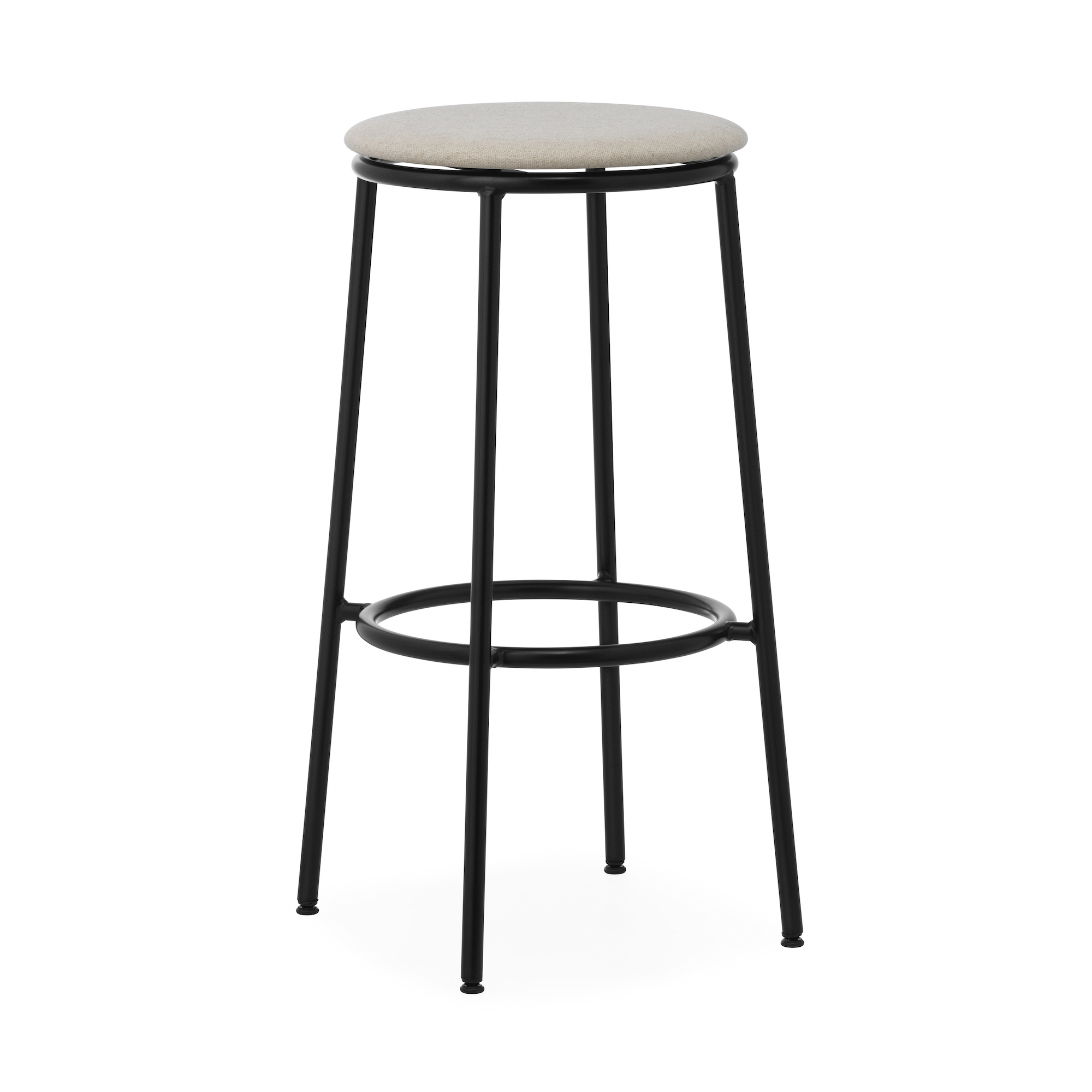 Circa Stool - MLF20 fabric Sand seating - 75 cm - Normann Copenhagen