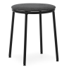 Circa Stool - MLF16 fabric Black seating - 45 cm - Normann Copenhagen