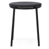 Circa Stool - Ultra Leather Black seating - 45 cm - Normann Copenhagen